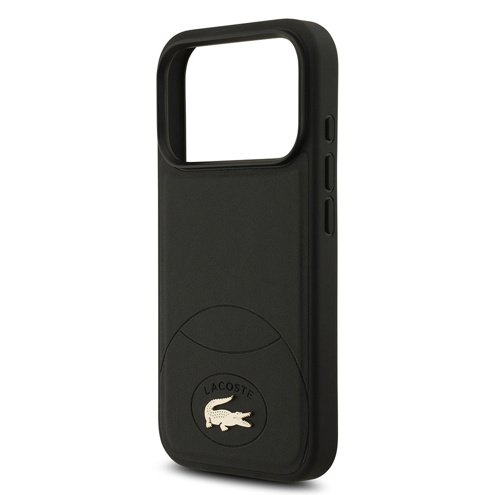 Lacoste iPhone 17 Pro Orjinal Lisanslı M-safe Şarj Özellikli PU Deri Tasarımlı Metal Logolu Kılıf Lacoste iPhone 17 Pro Orjinal Lisanslı M-safe Şarj Özellikli PU Deri Tasarımlı Metal Logolu Kılıf